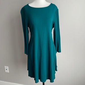 F21 Long Sleeve Green Dress 💚